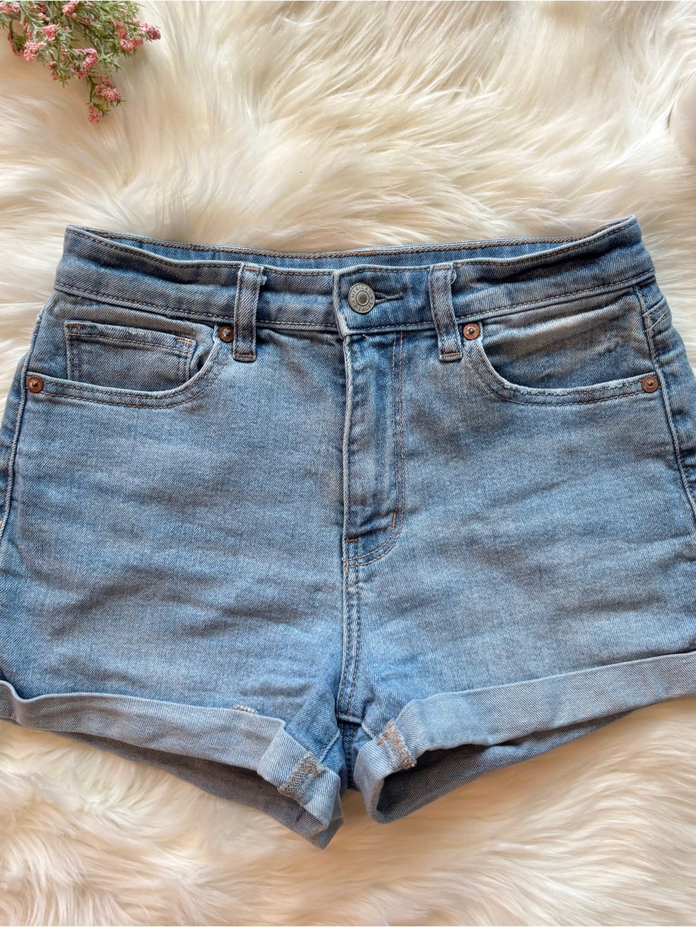 American Eagle High Rise Mom Shorts